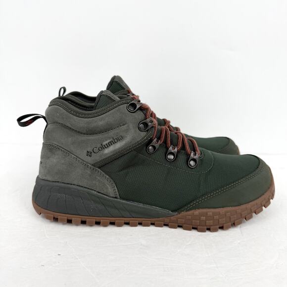 Columbia Mens Fairbanks Mid Hiking Boots US 8 EU 41 Dark Green Waterproof NIB main image 5